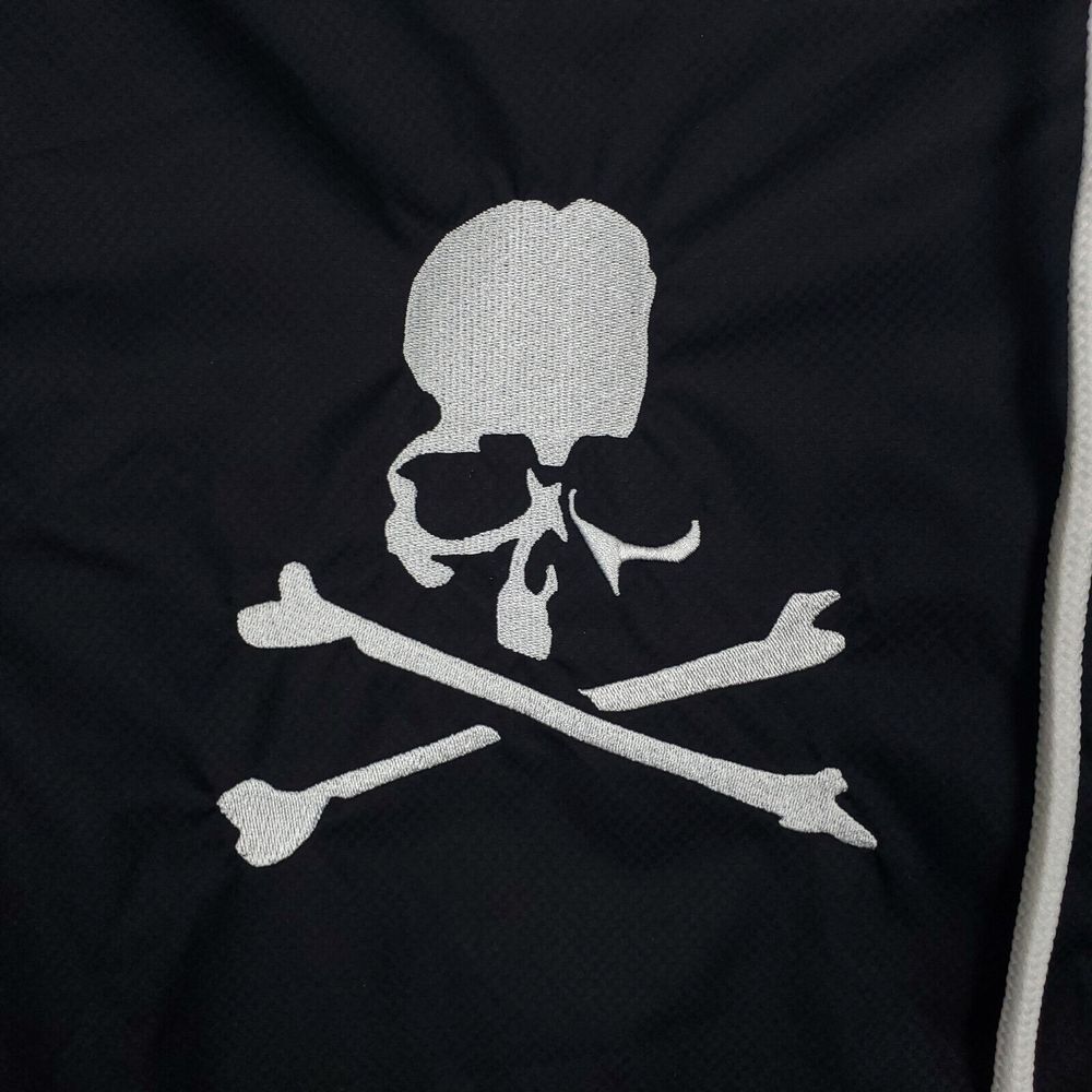 Mastermind World Mitchell & Ness Large Windbreaker Jacket 2023 Collab Black‎ New - Picture 4 of 12